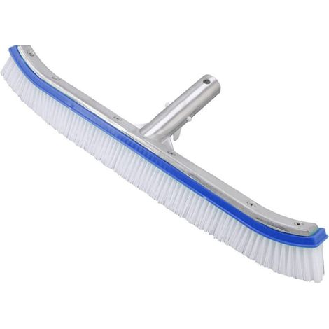Brosse de nettoyage pour piscine, 45 cm, pour les parois, le fond, les marches et le carrelage, utilisation manuelle dans les spas, les lacs, les fontaines et les baignoires-AquaForge (1/5)