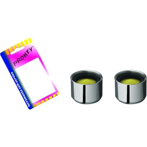 Aeratore femmina 22x1 blisterato per miscelatore - blister composto da 2 pezzi