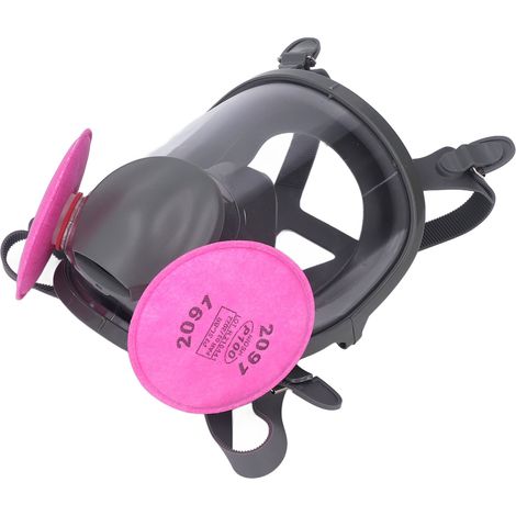 Vollgesichtsmaske KP100 mit Filter aus Baumwolle und Silikon für gute Abdichtung, sicher, komfortabel und wiederverwendbar. (1/5)