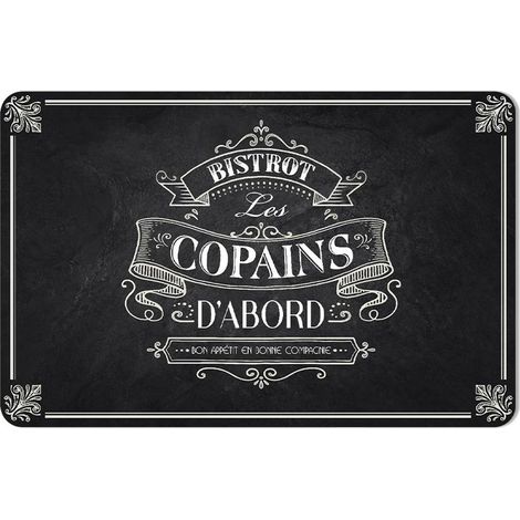 Set de table les copains d'abord (1/2)