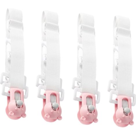 Lot de 4 attaches anti-coups pied pour couette, supports couvre-lit (1/5)