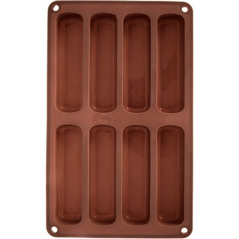 Silicone Finger Biscuit Mold, Brown, 28x17x2 cm (1/5)