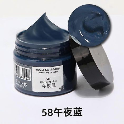 Teinture pour cuir sacs en cuir canapés réparation de la couleur des tiges de chaussures - 58 Bleu nuit