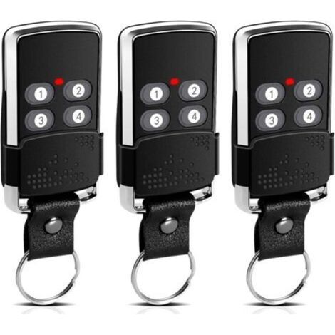 Ecleanfy-Télécommande de porte de garage 433,92 MHz - Compatible avec Wisniowski EL11Q, EL12Q, EL13Q, EL17Q ELN - Code tournant 4 canaux (3) (1/5)