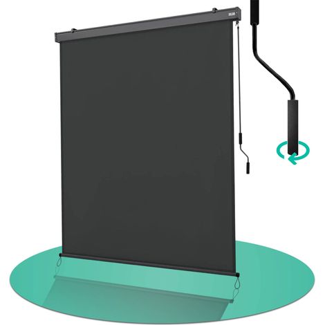 Strattore Ausziehbare Senkrechtmarkise / Vertikalmarkise 180 x 250 cm - Anthrazit (1/5)