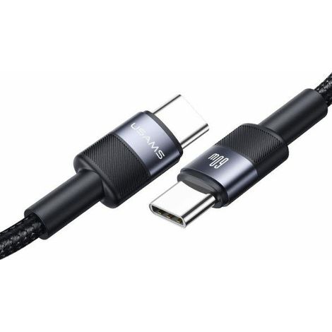 Usams USB-C zu USB-C Kabelset 30 Stück 60W 1,2m geflochten SJ724ZJ01 (US-SJ724) (1/4)