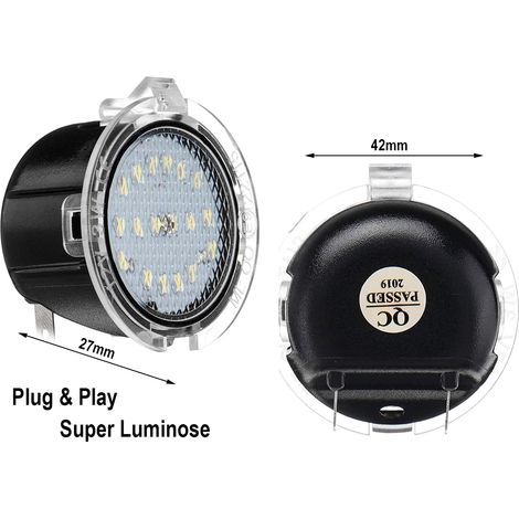 Kit Luci Led Di Cortesia Sotto Specchietto Retrovisore Toyota Tundra 2007-2017 Canbus Bianco 6000K 12V 5W (1/3)
