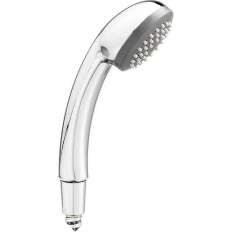 Ducha de mano Cobra PVC cromado, 1 chorro, diámetro 65mm
