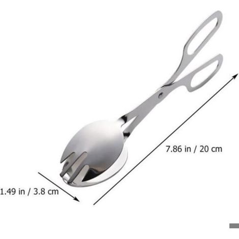 Pince Alimentaire - Acier Inoxydable 18/10 - Pour Service Table et Cuisines Professionnelles - Lot de 1 (1/4)