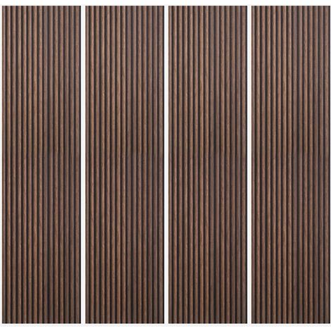 4 paneles de madera fonoabsorbentes 3D para Interiores 240x60 cm Kover-SO (1/5)