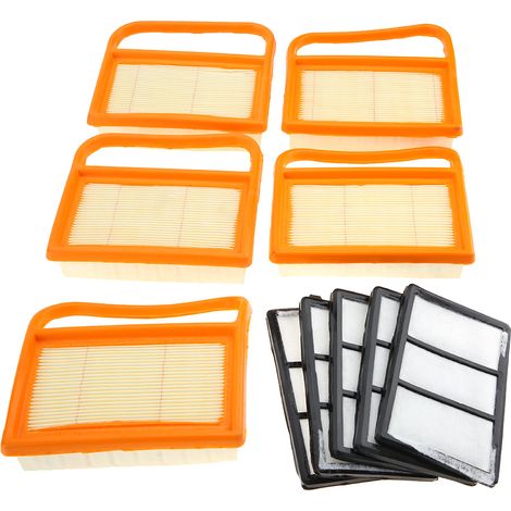 Set mit 5 Luftfilter- und Kraftstofffilterbirnen für Stihl TS410 TS420 Kettensägen