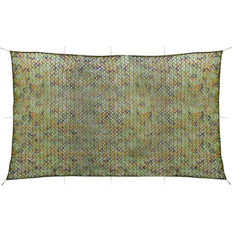 vidaXL Filet de camouflage avec sac de rangement 3 x 5 m