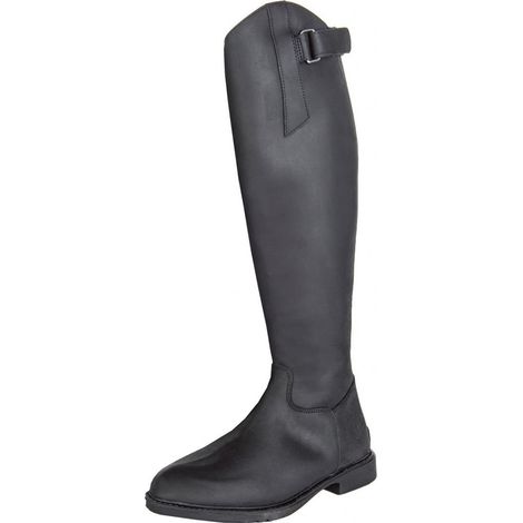Stivali in cuoio grasso da adulto con fodera interna di peluche modello Flex Country : 46, Nero