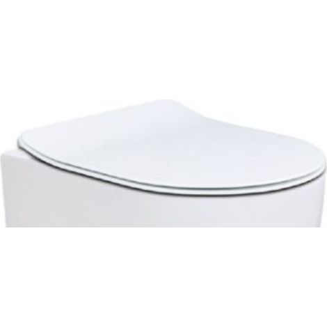 Copriwater Unicum Soft-Close in Termoindurente Bianco Lucido