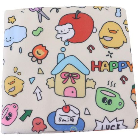Serviette de séchage pour chat motif dessin animé absorbante et douce 45x45cm