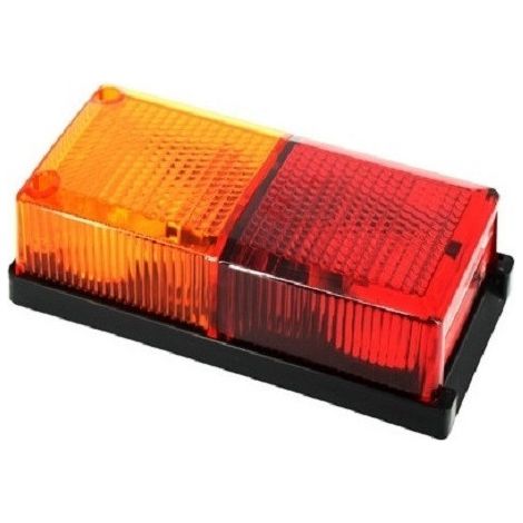 Feu de frein/feu arrière, 4 fonctions, homologation E, 12 V–24 V, remorque, camion, équipements agricoles, machines agricoles