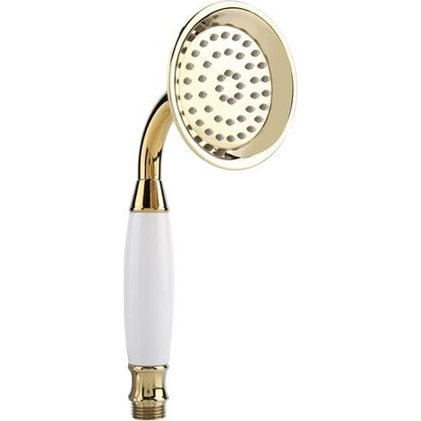 Gold G1/2" hand shower head, bathroom sprayer, hand shower, home accessories (1/5)