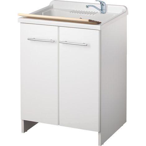 Lavatoio 60x60 cm bianco - Serie Magica