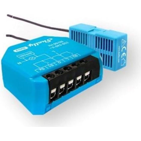 Shelly 1L Gen3 - Relè Smart per Luci Senza Neutro - Confezione da 2 Pezzi