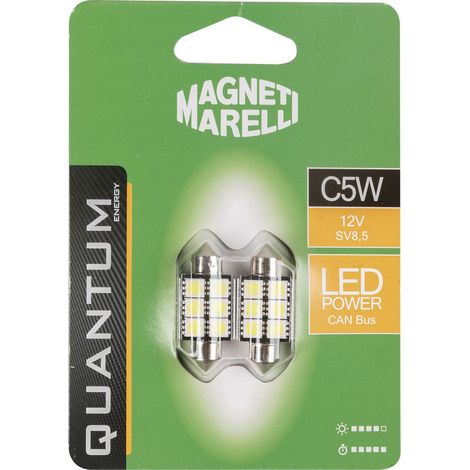 Magneti Marelli C5W coppia di lampadine auto LED 6SMD 12V attacco SV8,5 (1/3)