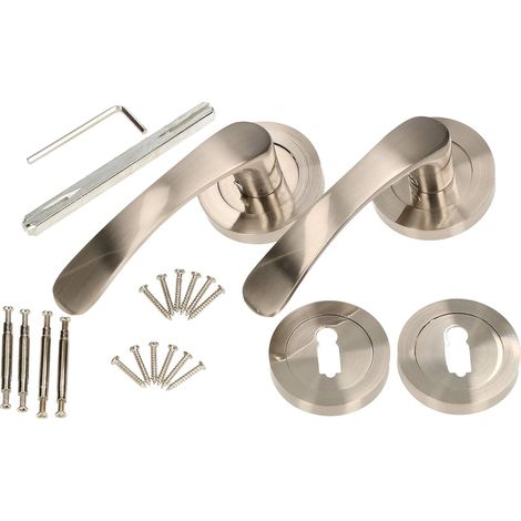 KOTARBAU Poignée de porte en satin nickel BB - Closetée universelle