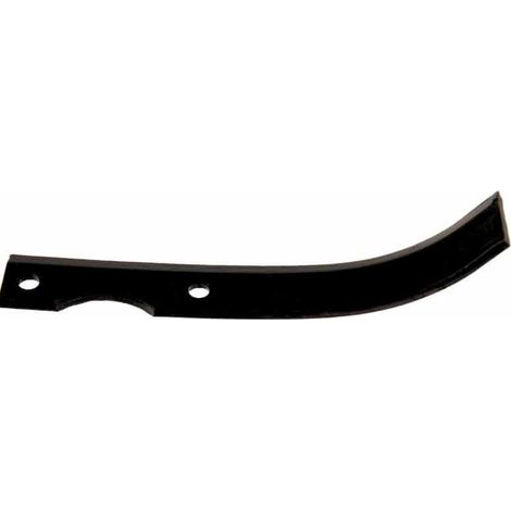 Couteau de fraise motoculteur – Accessoire adaptable pour motobineuse – Couleur noir et blanc – Pour terrains accidentés