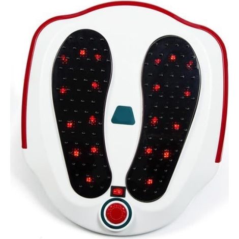 Massaggiatore per piedi per favorire la circolazione sanguigna e il rilassamento di gambe e corpo – Bianco (1/4)