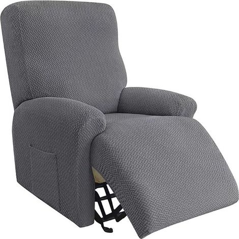 Universeller, verstellbarer Relaxsesselbezug, Spandex, Sofaschutz (Farbe: Nr. 7, 1/2/3-Sitzer)