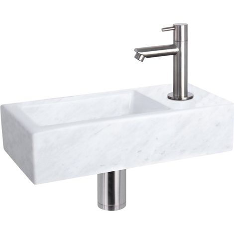Differnz Lave-mains Blanc H9.5xl37.5xL18.5cm (1/5)