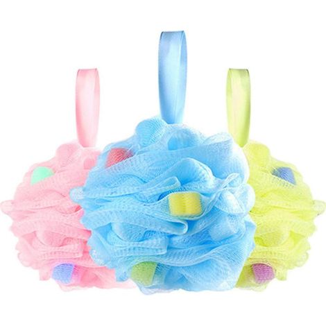 Éponge de douche de bain 3pcs, (1/2)