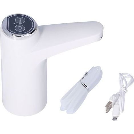 Distributeur Eau, Fontaine A Eau, Distributeur de Bouteilles d'eau électrique Rechargeable USB avec Indication de Batterie Distributeur d'eau Pompe A Eau Electrique pour Bureau Domicile (1/5)