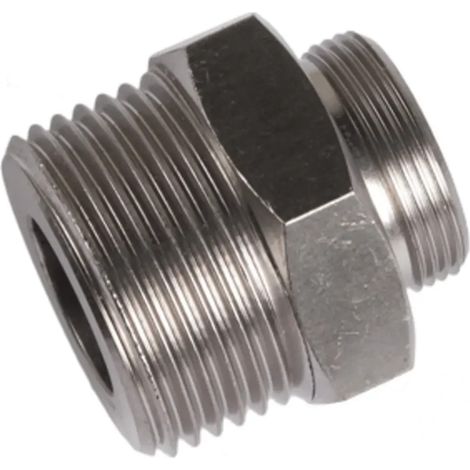 Tuerca hexagonal de 3/4" con ranura 14 x 7 para el cierre de barriles (Hiwi y Micro Matic)