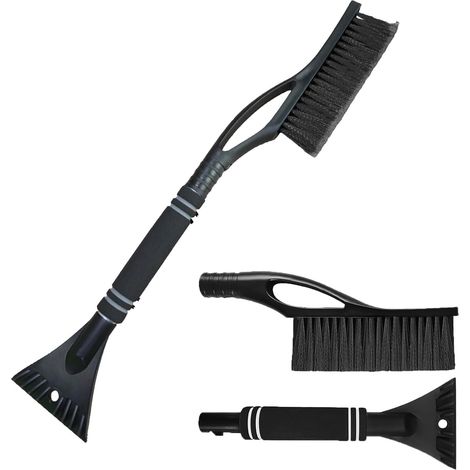 Grattoir à Glace et Brosse à Neige, 2 en 1 Grattoirs à Neige pour Auto, Brosse à Neige de Voiture, Grattoir Pare Brise, Grattoir à Glace pour Voiture