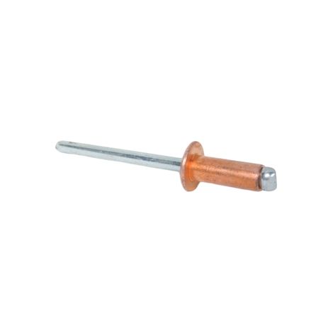 Rivetti ciechi Cu/St 4x12 ISO 16582, 10 pezzi. (1/5)