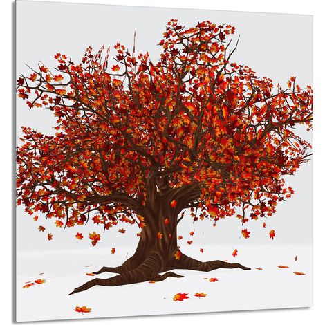 PANEL DE VIDRIO PARA COCINA 60x65 Árbol (1/5)