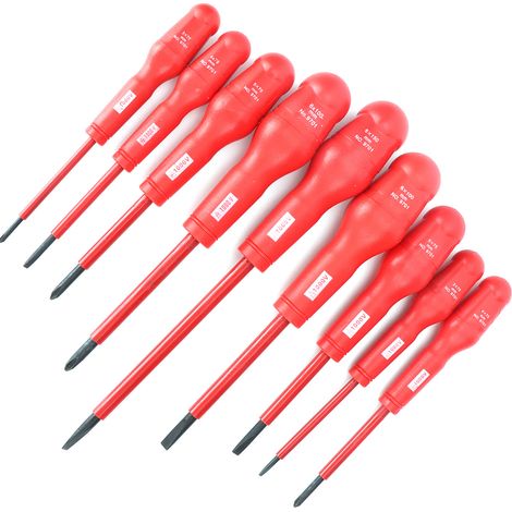 Coffret de tournevis électrique isolé pour installation électrique et eau, 21802 (1/5)