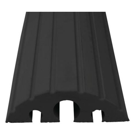 Schlauch- u.Kabelbrücke L1200xB210xH65mm Vollgummi schwarz