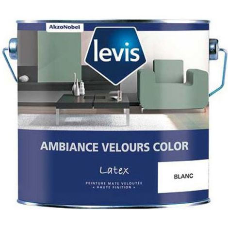 Levis Ambiance Velours Color Peinture Acrylique Murs - Intérieur Conditionnement: 2,5L - Couleur: BLANC