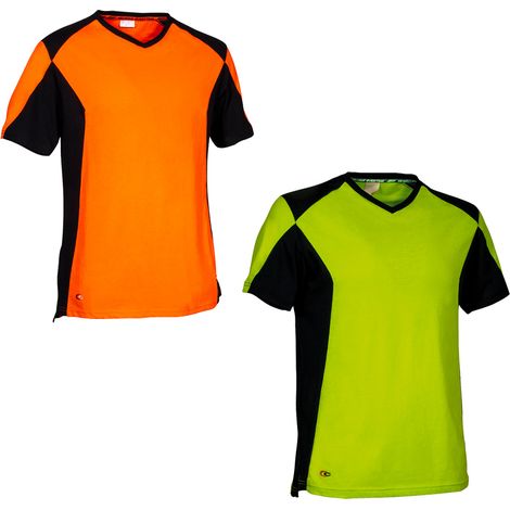 T-shirt de travail Cofra Sesma - L - Verde Lima