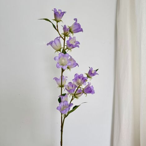 Muguet artificiel à 2 tiges - tiges longues, violet - décoration pour salon et table à manger-AquaForge (1/3)