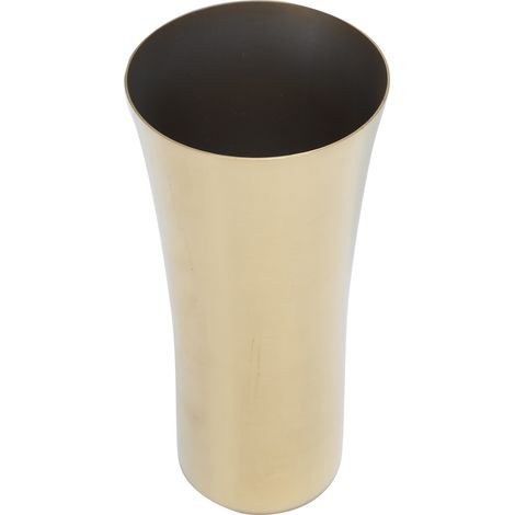 Gobelet décoratif en acier inoxydable pour eau, bière, boissons fraîches et jus de fruits, couleur or, 395 ml (1/5)