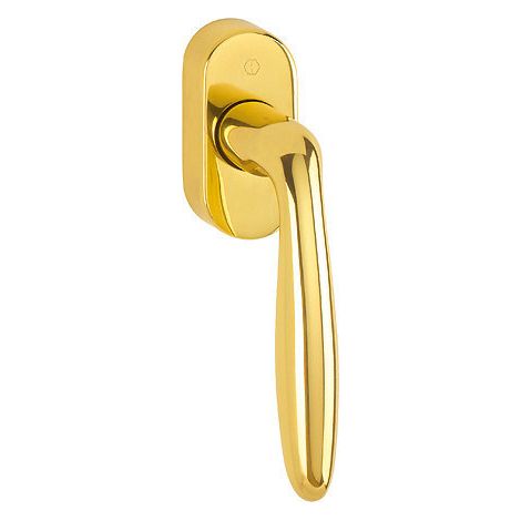 HOPPE Messing-Dreh-/Kipp-Fenstergriff  Verona  F77-R/NA/7/032-042/90/M5X45/50 - 11568276 (1/3)
