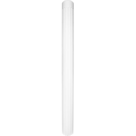 Säulen und Halbsäulen rund kanneliert Stuck Auswahl 180mm N3318: Rund, Schaft