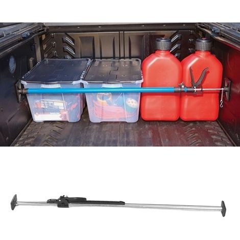 Barre de stabilisation de chargement télescopique réglable antidérapante de 1420 mm à 1800 mm pour plateau de camionnette, SUV et remorque (1/4)