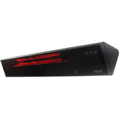 SUNRED® Smart Heater Proglax Gastro Wall / Hanging Black 2000W Heizstrahler Wand-/Deckenmontage (1/5)