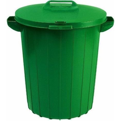 Curver Contenitore per il riciclo verde 90 litri resistente