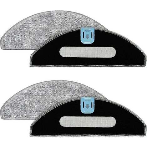 Lingettes pratiques pour robot balayeur, pièce de rechange pour robot de balayage, serpillères en microfibre (1/5)