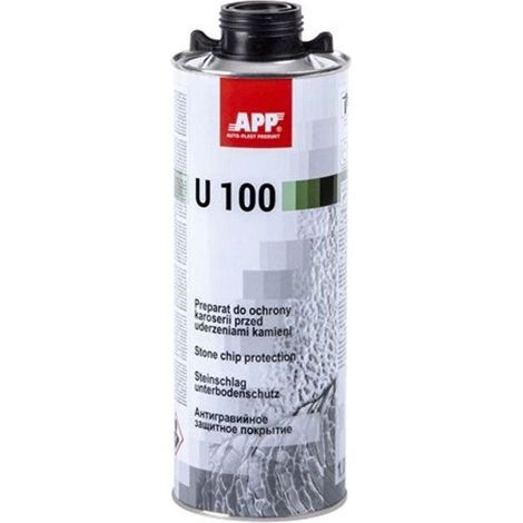 Blackson - Produit anti gravillon - Noir - Carrosserie - Bidon 1L - APP U100