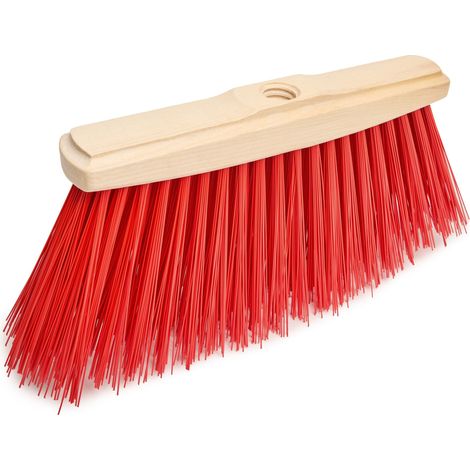 Garronda Balai de Rue 250 x 130 mm - Tête de Balai Extérieur Rouge GD-0269 (1/5)