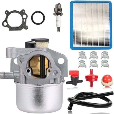 Carburador 799871 799866 para Briggs & Stratton 790845 796707 794304, kit de repuestos para cortacésped Craftsman Toro Recycler de 22 pulgadas (1/4)